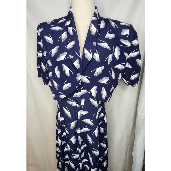 Vintage 1980s John Roberts Dress with Jacket - Picture 6 of 10